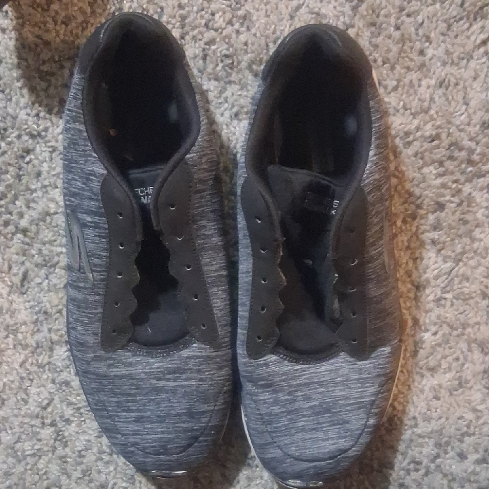 Skechers Black and Gray Athletic Shoes